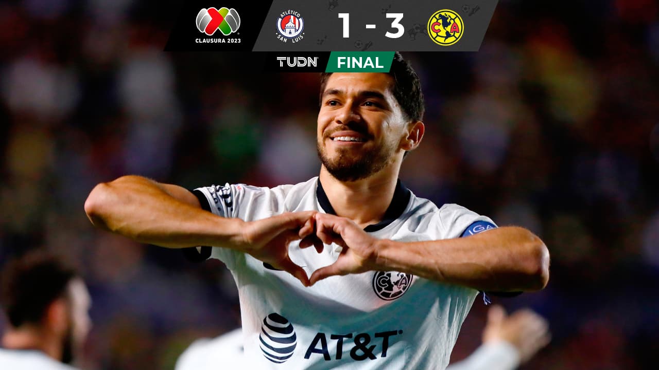 América golea al San Luis con un 'amoroso' e histórico Henry Martín