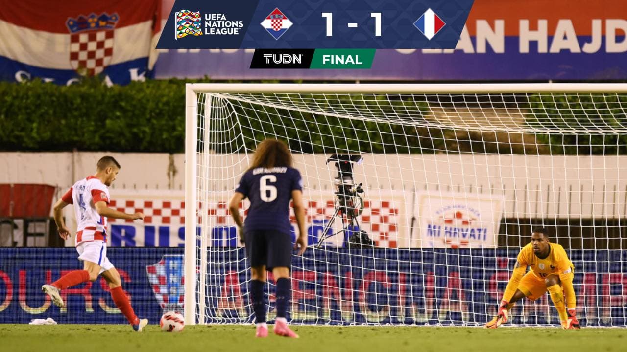 ¡Coleros! Croacia mejora al final y rescata empate ante Francia