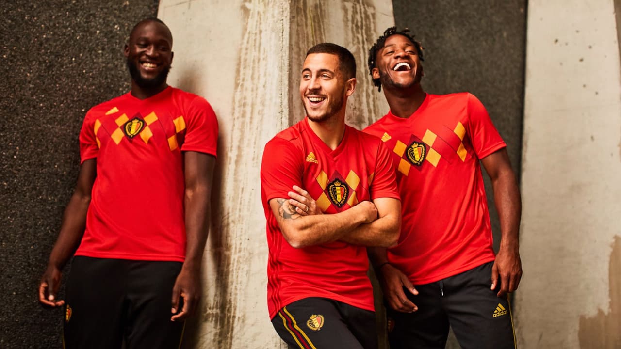 Playera de 
<b>Belgica </b>para Rusia 2018.