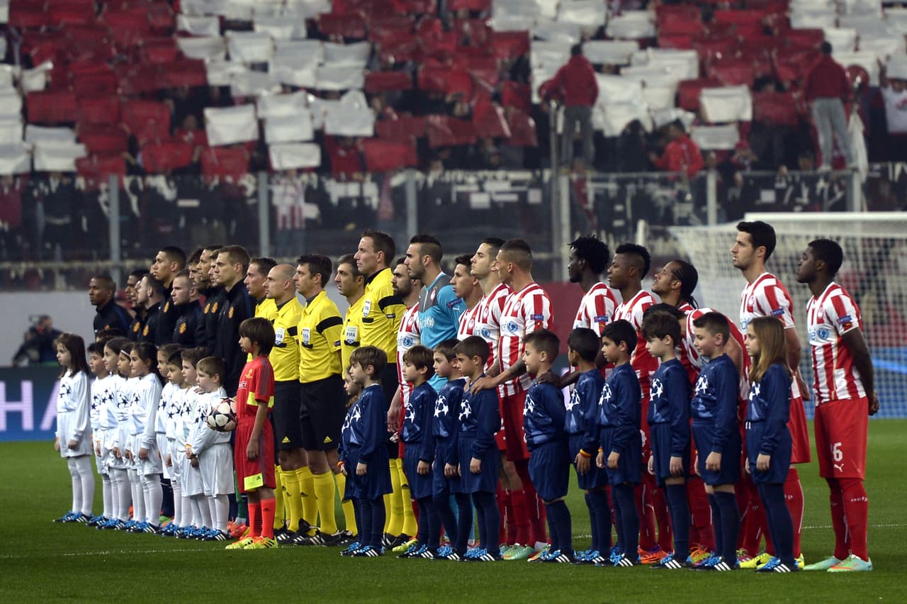 El 25 de febrero de 2014 se jugó la ida de los octavos de final de la Champions y el Manchester United visitó a un dificl equipo griego.