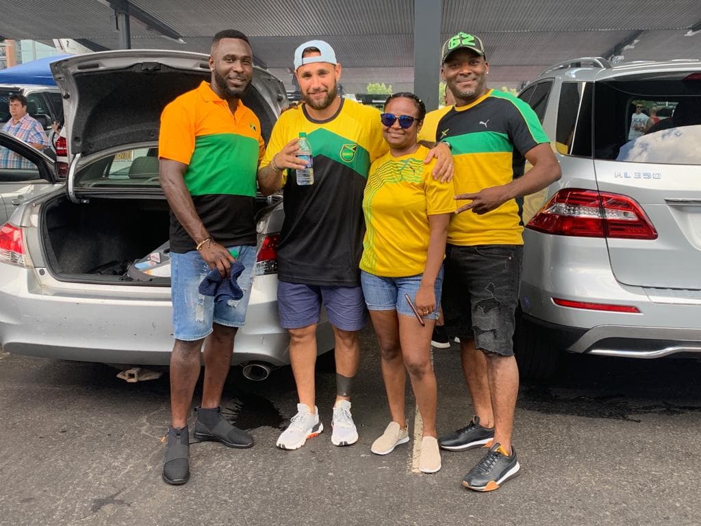 Los alrededores del Lincoln Financial Field de Philadelphia se visten con los colores de Jamaica, Panamá, Estados Unidos y Curazao previo a la jornada de Cuartos de Final de Copa Oro.