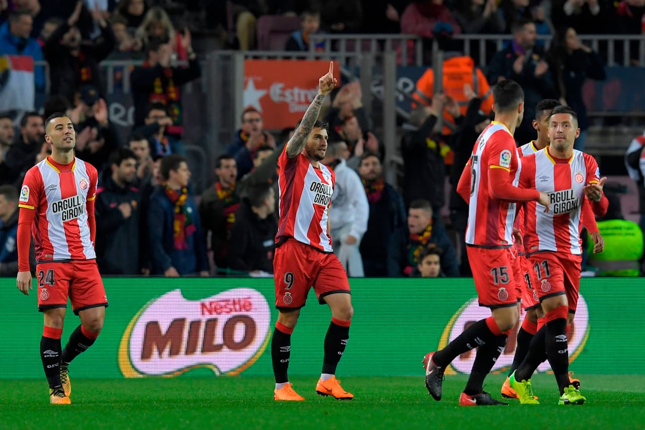 La ilusión duró poco. Girona se fue al frente en el marcador al minuto 3 con gol de Cristian Portugués pero fue todo lo que pudieron hacer ante los azulgranas.
