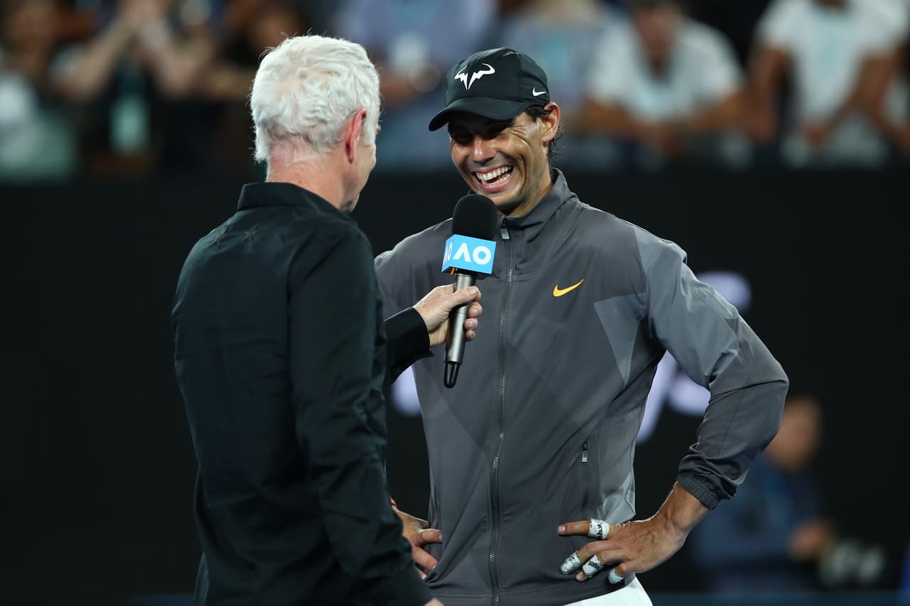 Nadal reconoció que "las conclusiones volvieron a ser nuevamente muy positivas" ya que consiguió mantener el excelente nivel de tenis con el que se encontró el primer día.