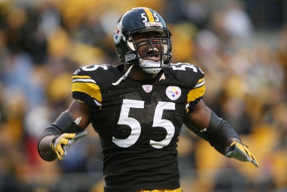 2. Joey Porter (1999-2006) con 60.0 capturas.