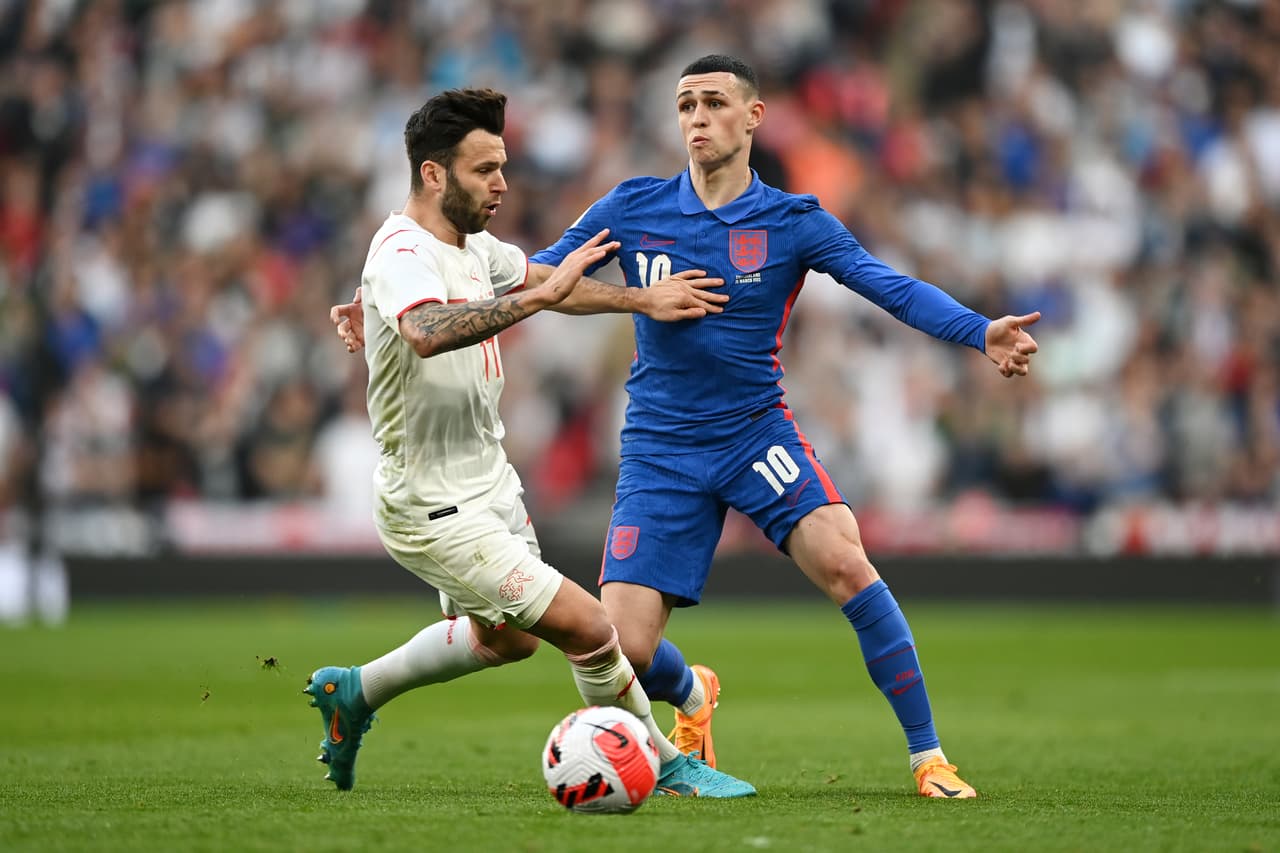 Inglaterra venció 2-1 a Suiza en amistoso celebrado en Wembley.