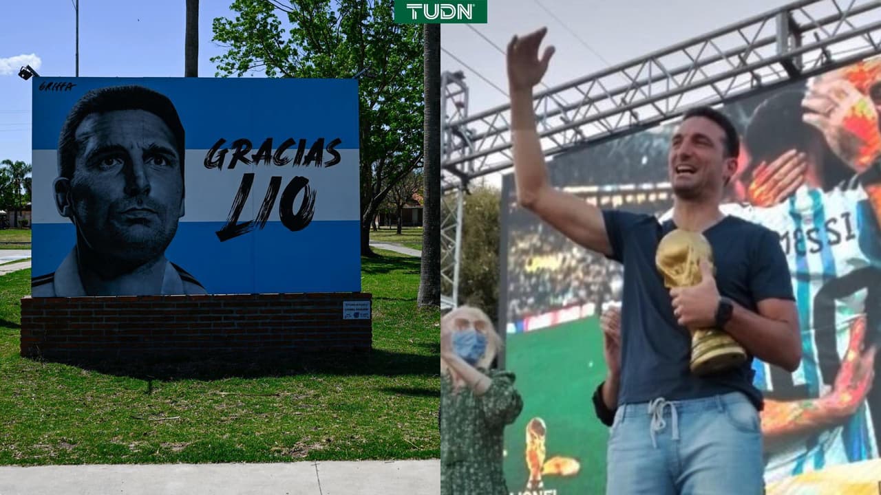 Scaloni recibe homenaje y tendrá una calle con su nombre