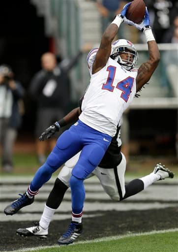 Con LeSean McCoy, Percy Harvin y Charles Clay en los Bills, Watkins tendrá más oportunidades en las coberturas uno a uno en el exterior (AP-NFL).
