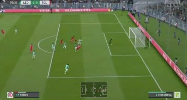 Con un control total desde el inicio del partido, Nicolás Sosa logra vencer al Toluca de Felipe Pardo y se enfrentarán a la Águilas del América en la final de la eLiga MX.