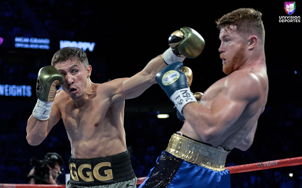 Gennady 'GGG' Golovkin conectó más golpes totales sobre la humanidad de Saúl 'Canelo' Álvarez en la primera pelea disputada en septiembre de 2017.