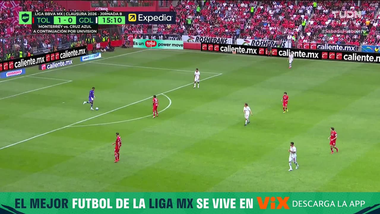 Díaz Price amplía la ventaja para Toluca