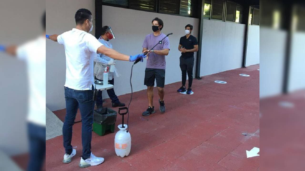 Realizaron pruebas para la detección del coronavirus a jugadores del primer equipo varonil, cuerpo técnico, staff y directiva.
