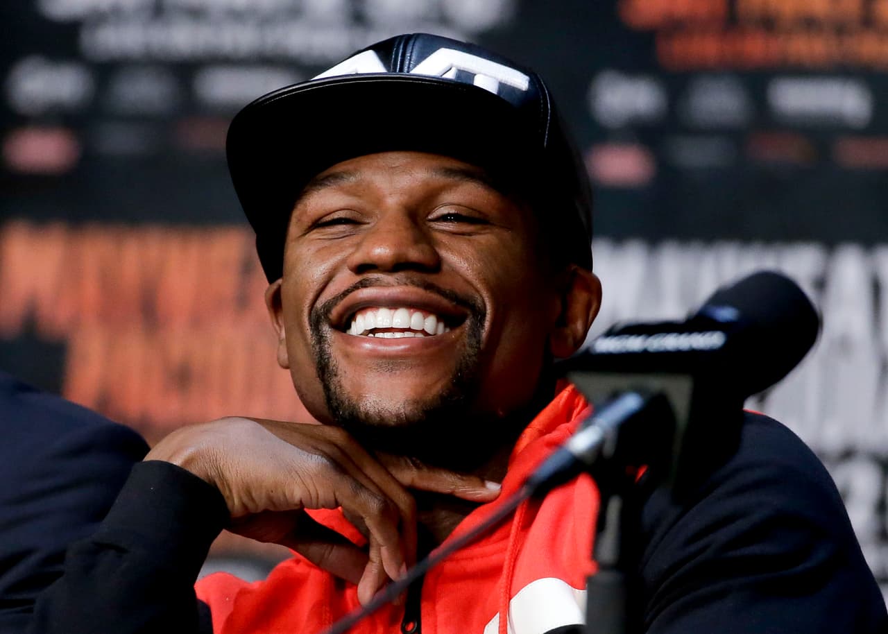 Mayweather se burló de Manny Pacquiao.