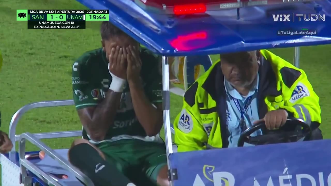 ¡Malas noticias para Santos! Orona se lesiona y tiene que salir en el carrito de las desgracias