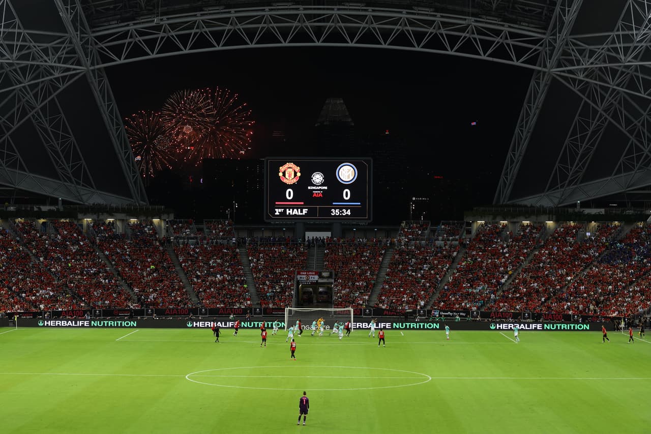 El Manchester United venció 1-0 al Inter de Milán con gol de Mason Greenwood en la International Champions Cup.