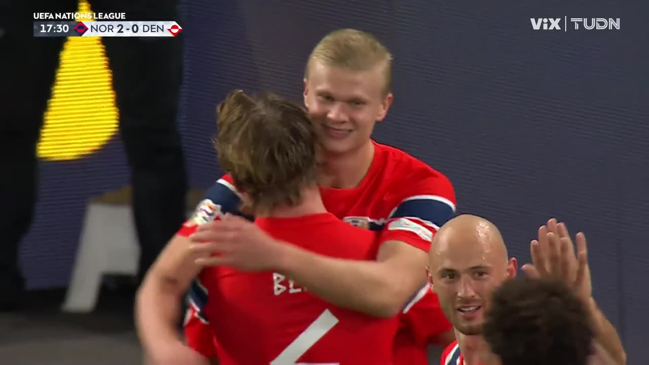 ¡Aparece El Androide ! Erling Haaland mete golazo dentro del área