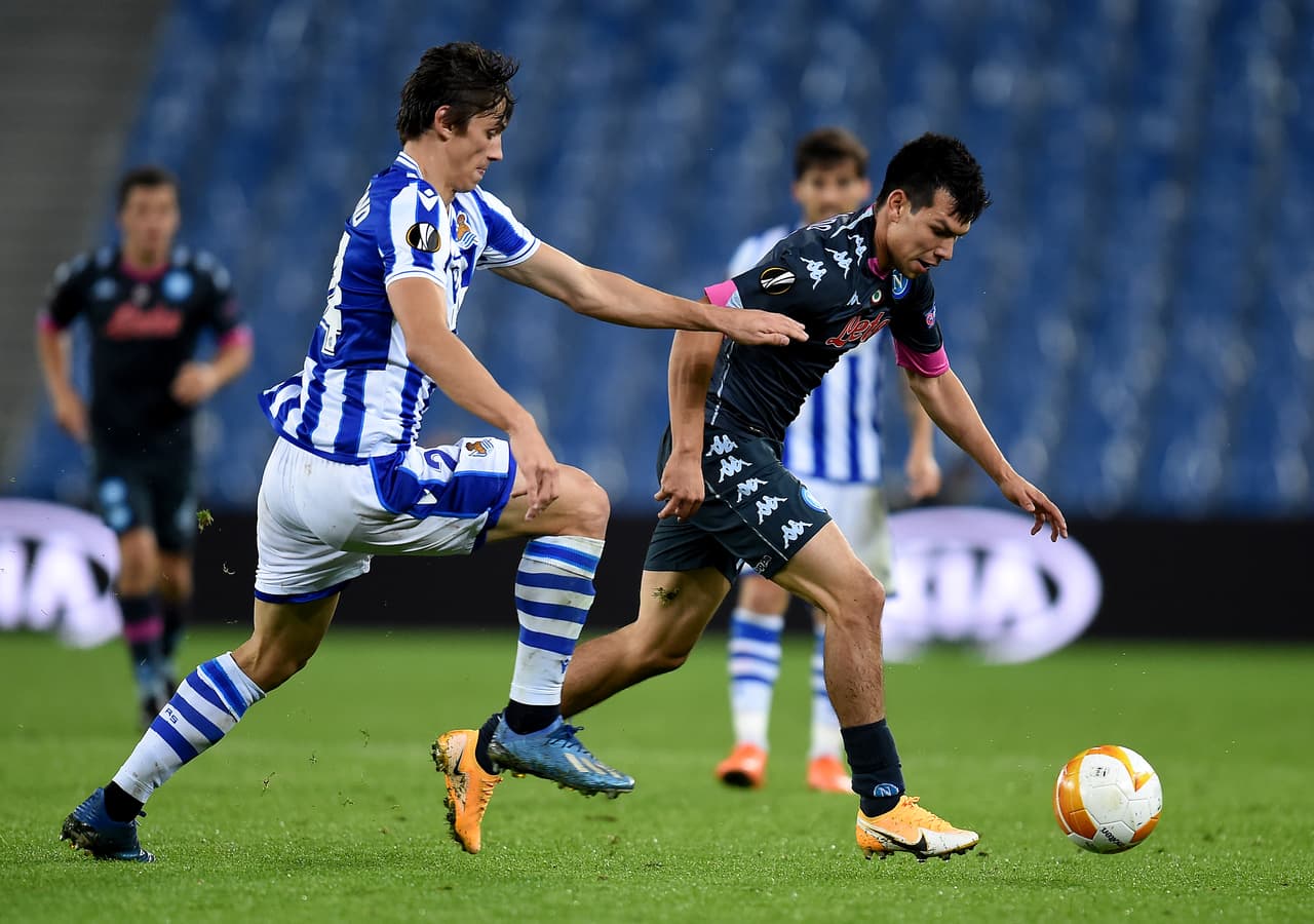 Napoli e Hirving Lozano se jugarán su pase ante Real Sociedad