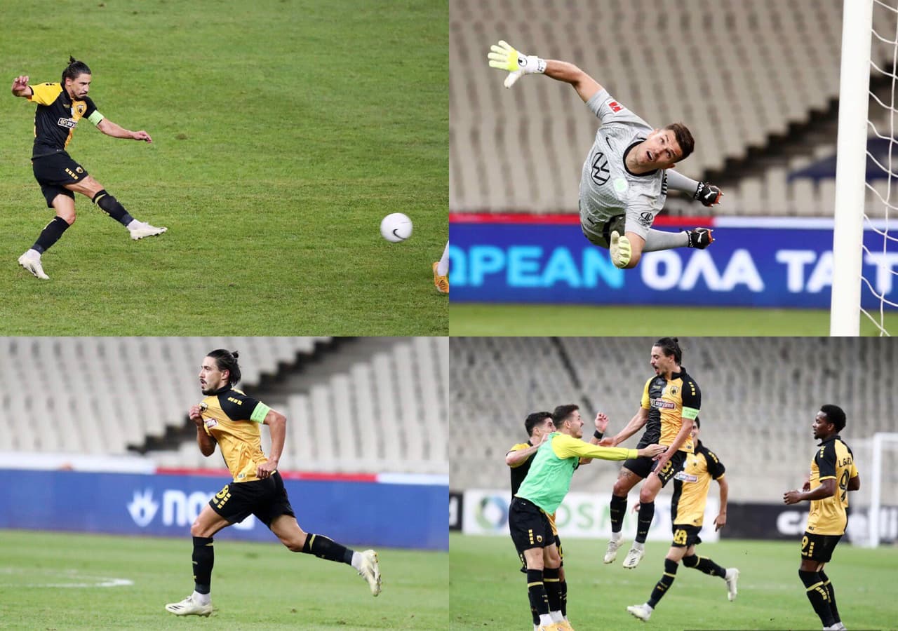 AEK derrotó en casa 2-1 al Wolfsburgo.