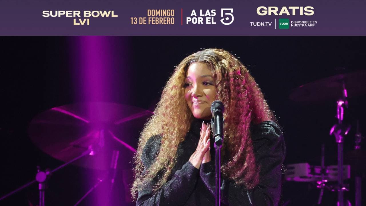 Mickey Guyton 'calienta motores' con interpretación del Himno en el Super Bowl LVI