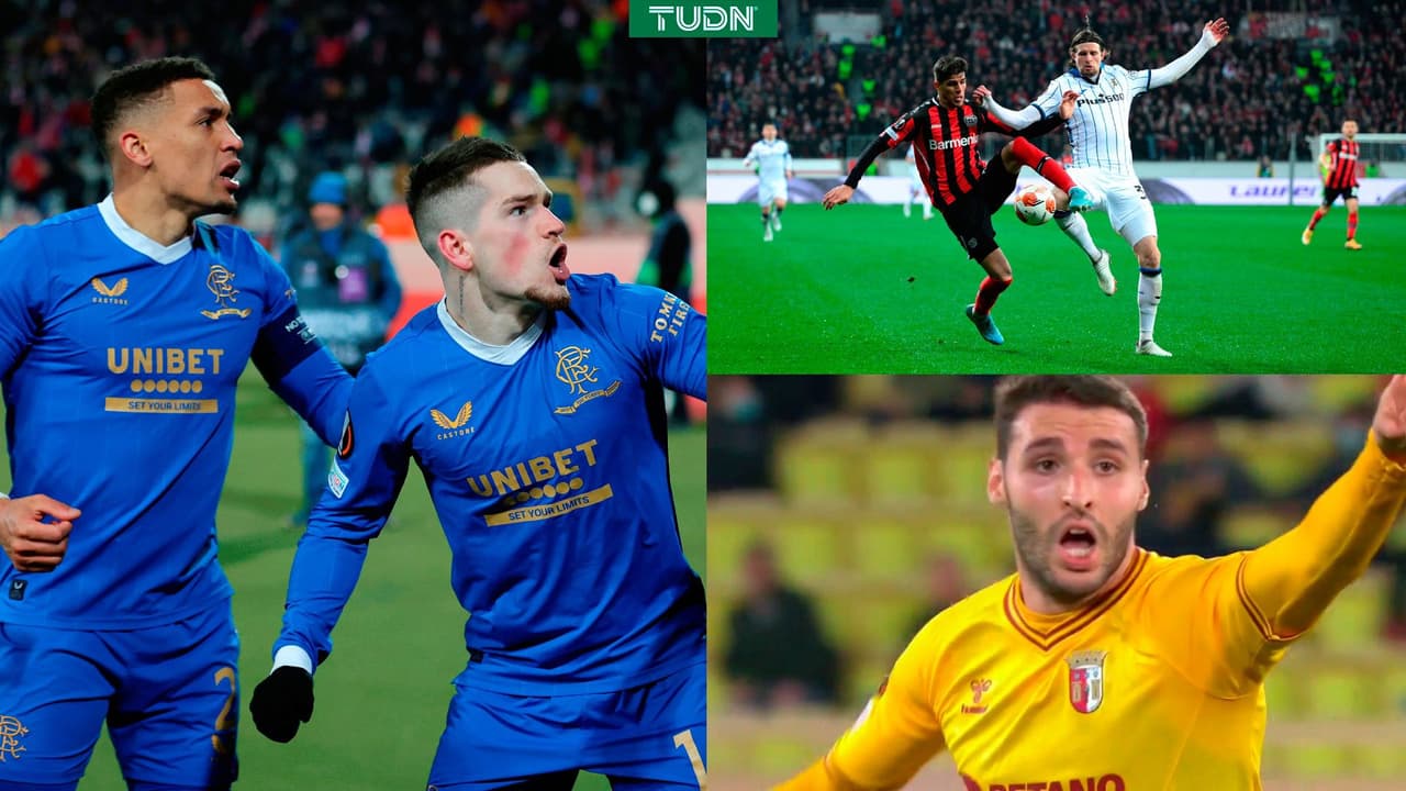 Rangers, Braga y Atalanta avanzan a los Cuartos en la Europa League