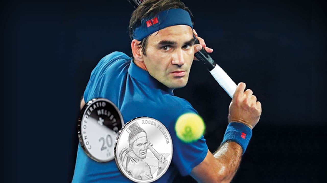 Roger Federer tendrá su propia moneda en Suiza