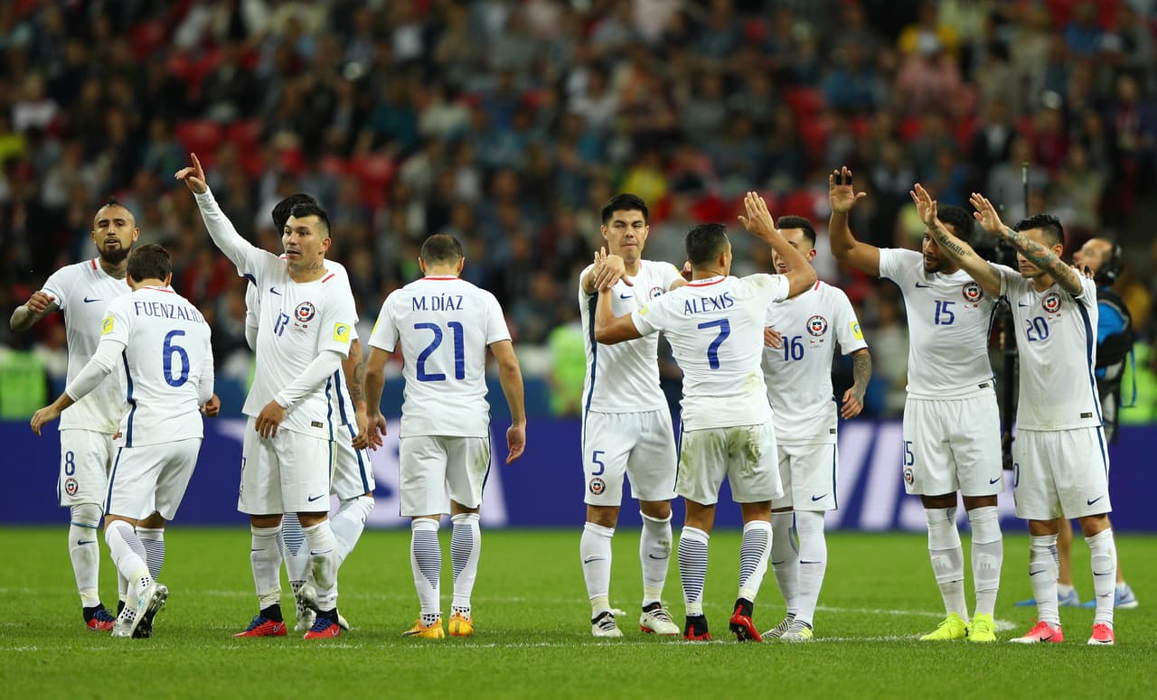 La alegría y confianza dentro de los jugadores chilenos gracias a su capitán se hizo evidente.