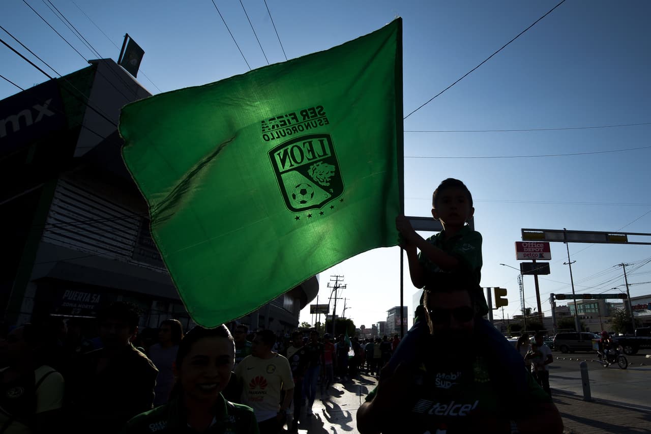 Los fanáticos del León están listos para el juego de vuelta por la Semifinal del 
<a href="https://www.univision.com/deportes/futbol/liga-mx/*">Clausura 2019</a> contra América.
