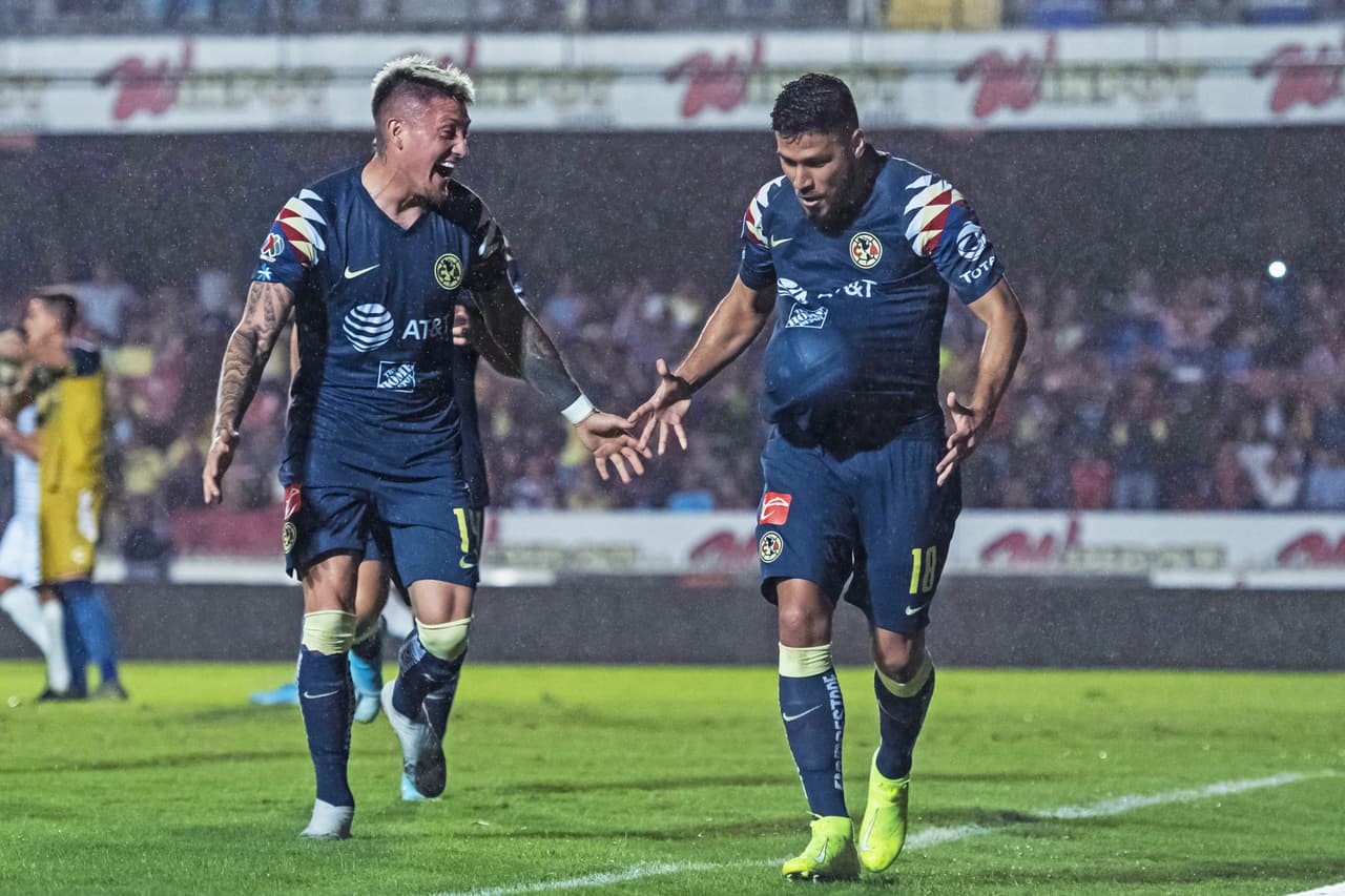 Con triplete de Henry Martin y goles de Nico Castillo y Bruno Valdez, el américa golea 05- en su visita al Veracruz.