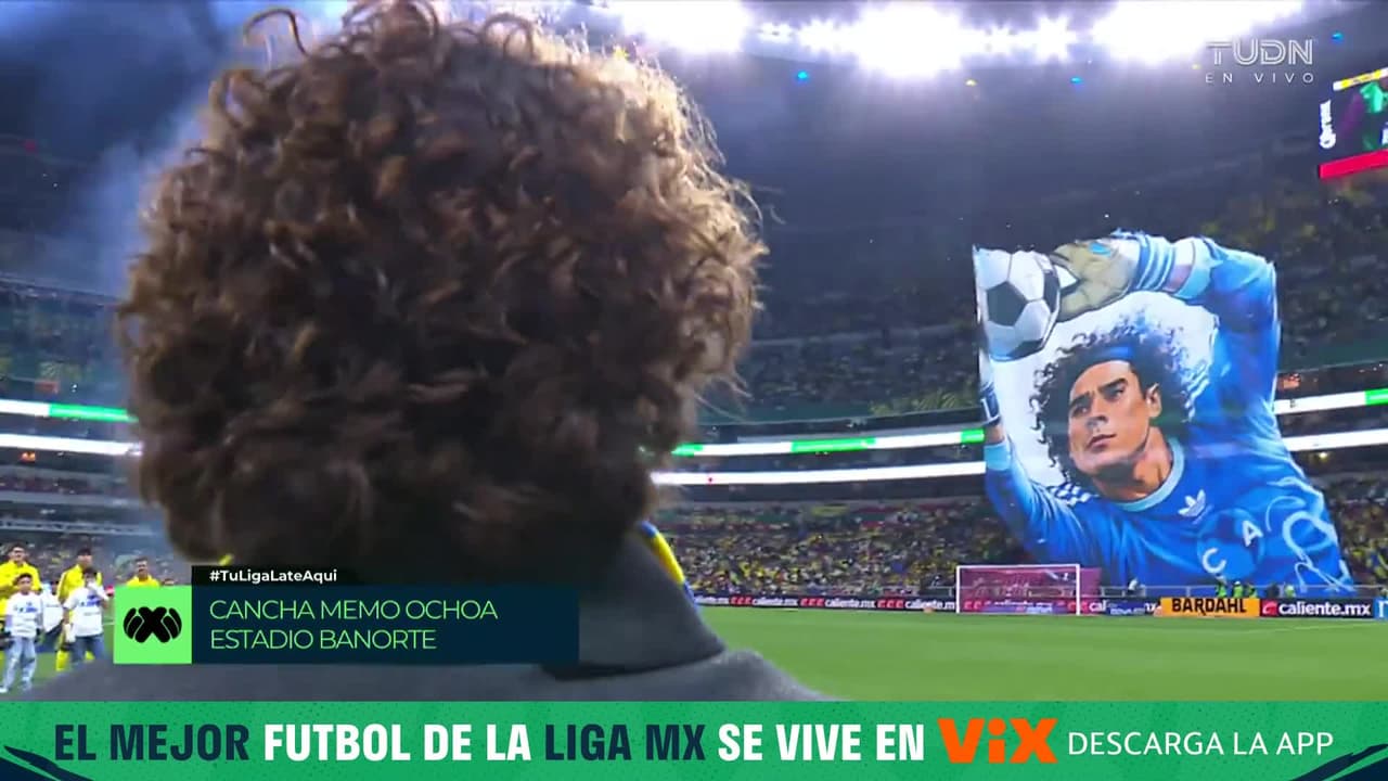 ¡Te lo mereces, Memo! Increíble el tifo a Guillermo Ochoa en su homenaje con el Club América
