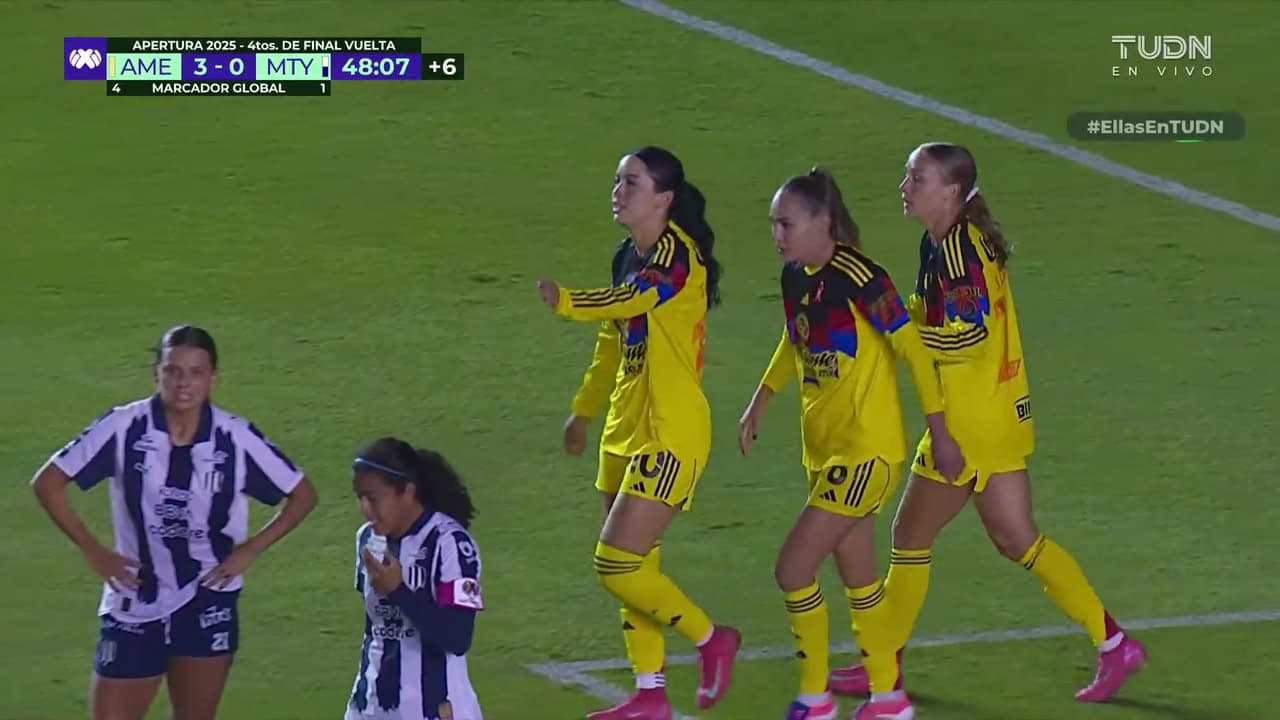 ¡Doblete de Camberos! El América le está goleando a Rayadas