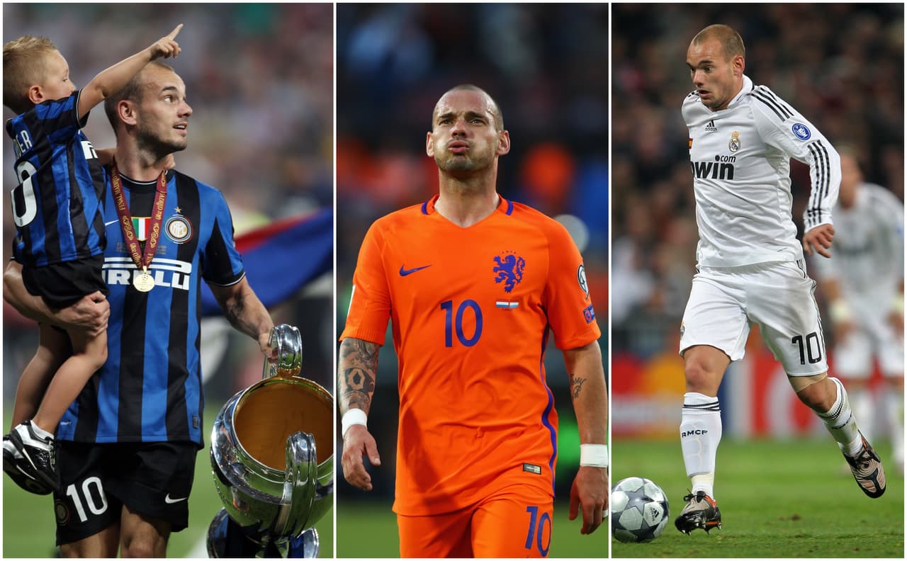 Wesley Sneijder, 35 años, pone fin a su carrera como futbolista profesional después de 16 años vigente.
<br>