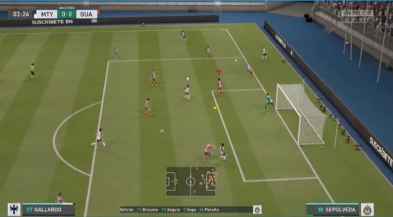 Gudiño logra despertar en el segundo tiempo y consigue sacar el empate ente los Rayados de Luis Cárdenas.