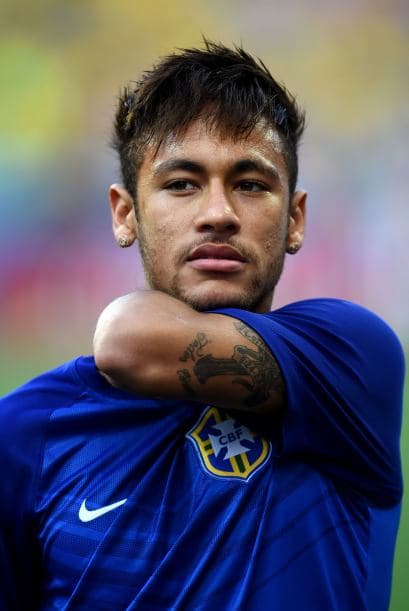 El futbolista brasileño Neymar da Silva Santos Júnior también es amante de los tatuajes.