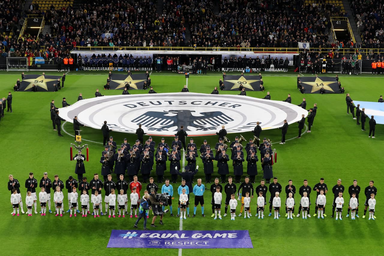 Alemania 2-2 Argentina. Goles de Gnabry y Havertz, por los alemanes; Lucas Alario y Lucas Ocampos, por la Albiceleste.