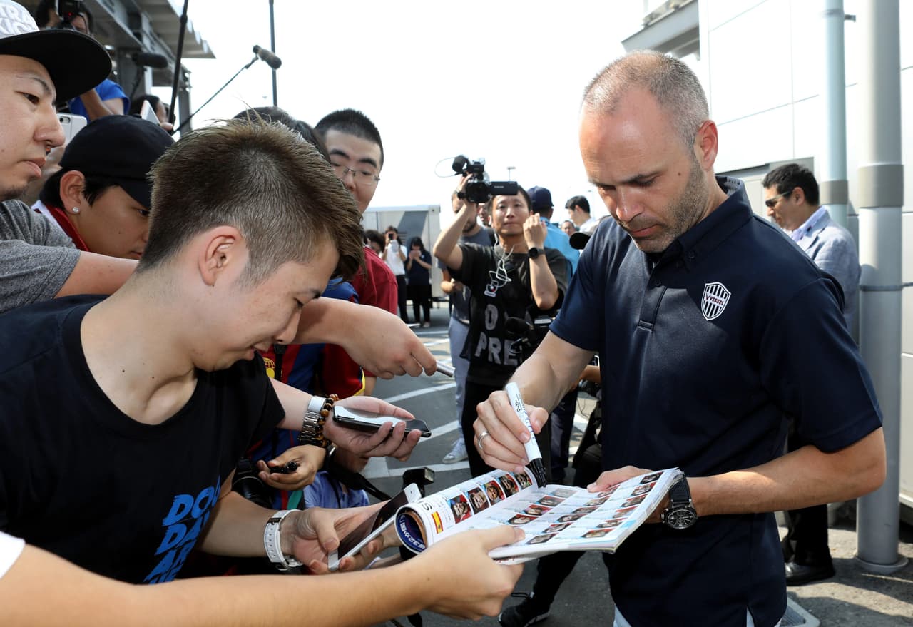 El fichaje de Iniesta ha despertado una gran expectación en Japón y en el fútbol asiático.