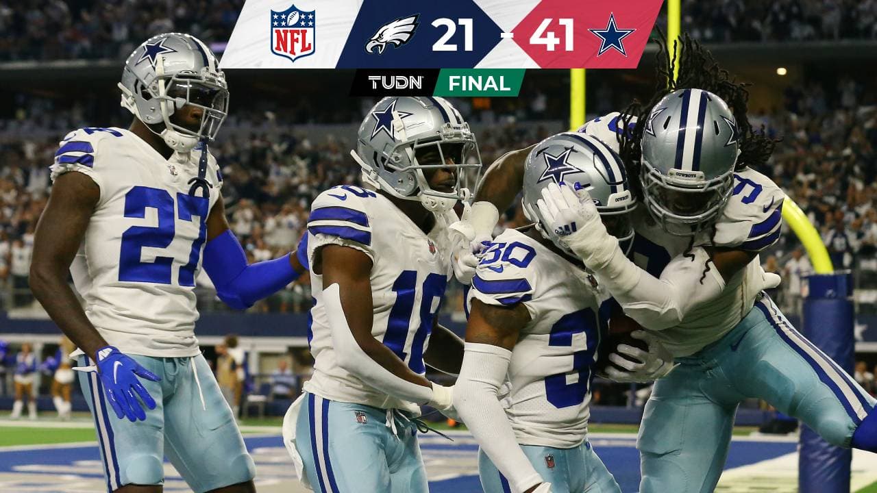 ¡Súper Cowboys! Despedazan a Eagles y con un gran Prescott ilusionan
