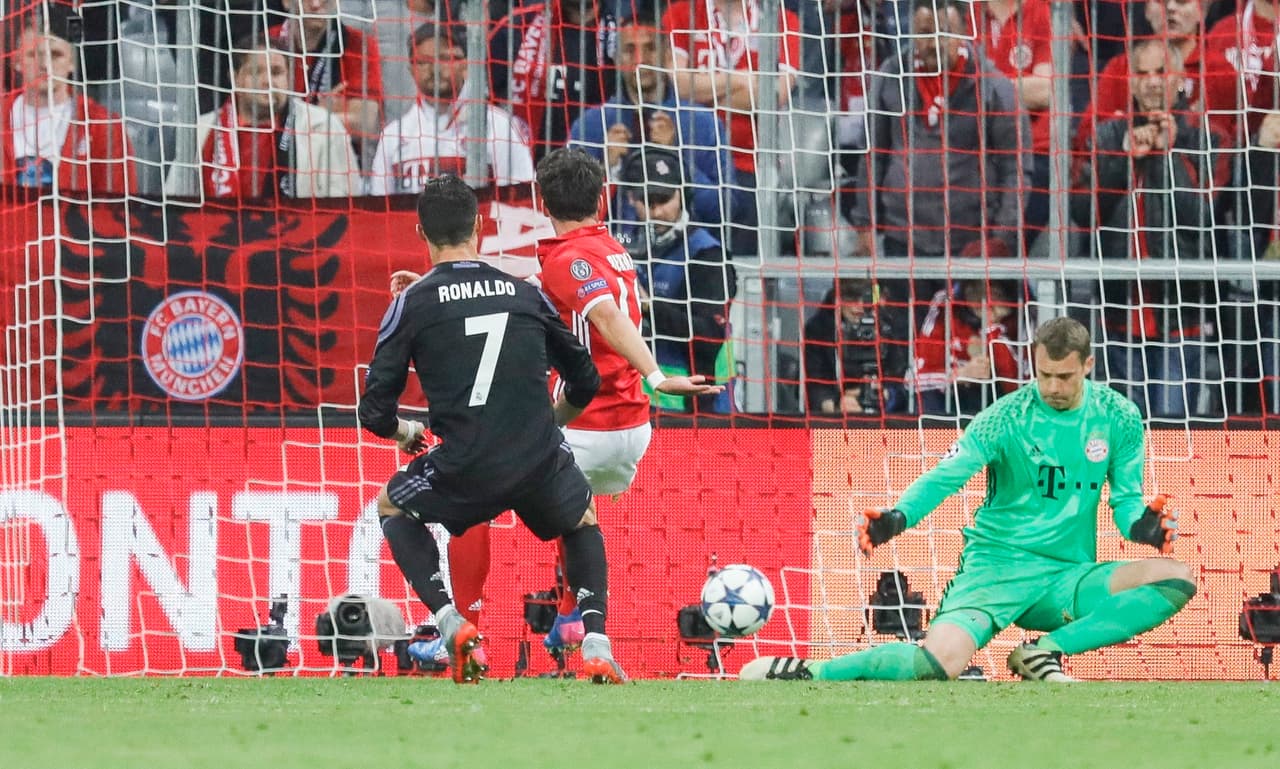 Cristiano Ronaldo, con sus dos tantos al Bayern Múnich, se convirtió en el primer jugador de la historia en alcanzar los 100 goles en competiciones europeas.