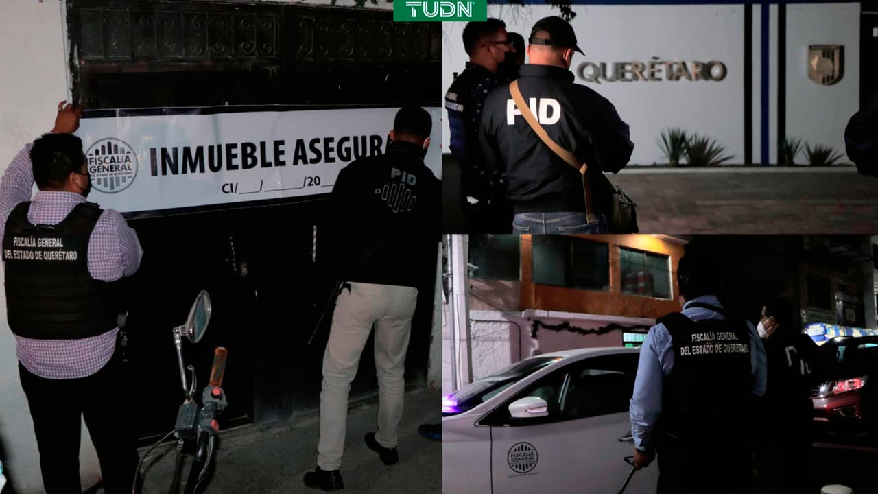 Fiscalía catea oficinas del Querétaro por hechos en el estadio