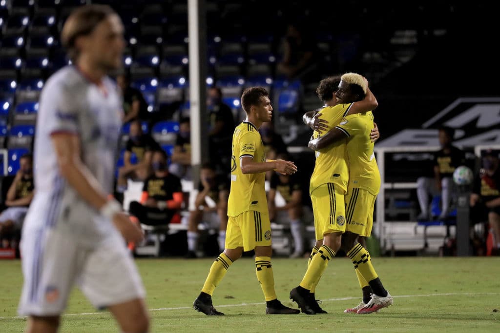 Al medio tiempo lo ganaba Columbus Crew 0-2. Cincinnati tendría que mejorar algunas líneas para meterse al partido en la segunda mitad.