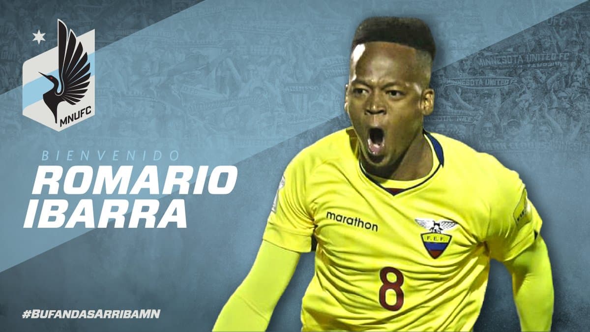 Minnesota United se refuerza con el seleccionado ecuatoriano Romario Ibarra