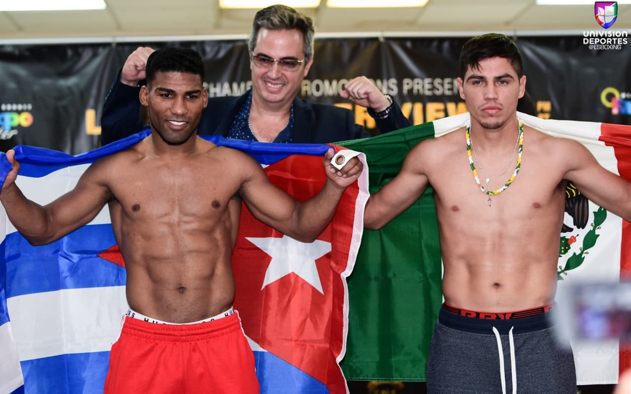 Yuriorkis 'El Ciclón de Guantánamo' Gamboa se pasó el límite de las 135 libras por cuatro onzas de cara a su pelea ante el mexicano Miguel 'Barreterito' Beltrán.