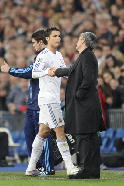 Cristiano salió de cambio, como precaución para que no se resintiera de su lesión.