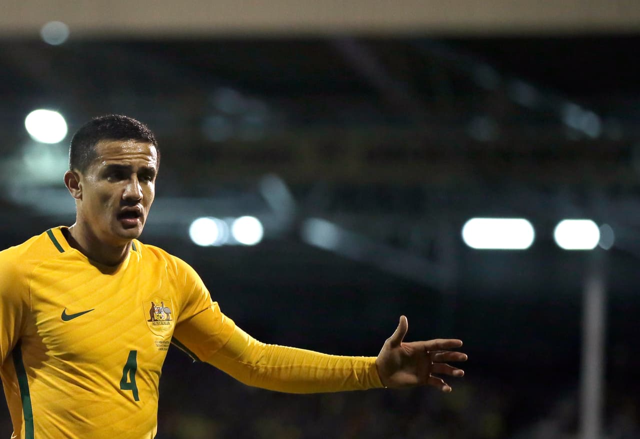 Australia también contó con sus principales figuras en la cancha, entre ellos el veterano Tim Cahill.