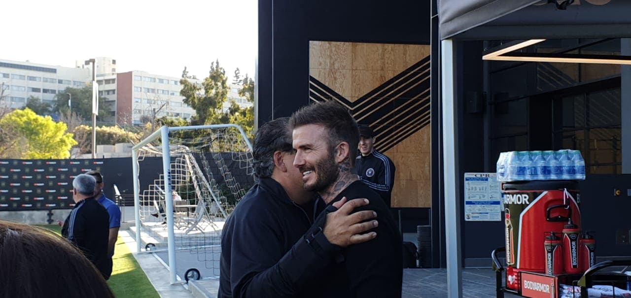 Inter Miami entrenó esta tarde en las instalaciones de LAFC por última vez antes de debutar en la MLS.