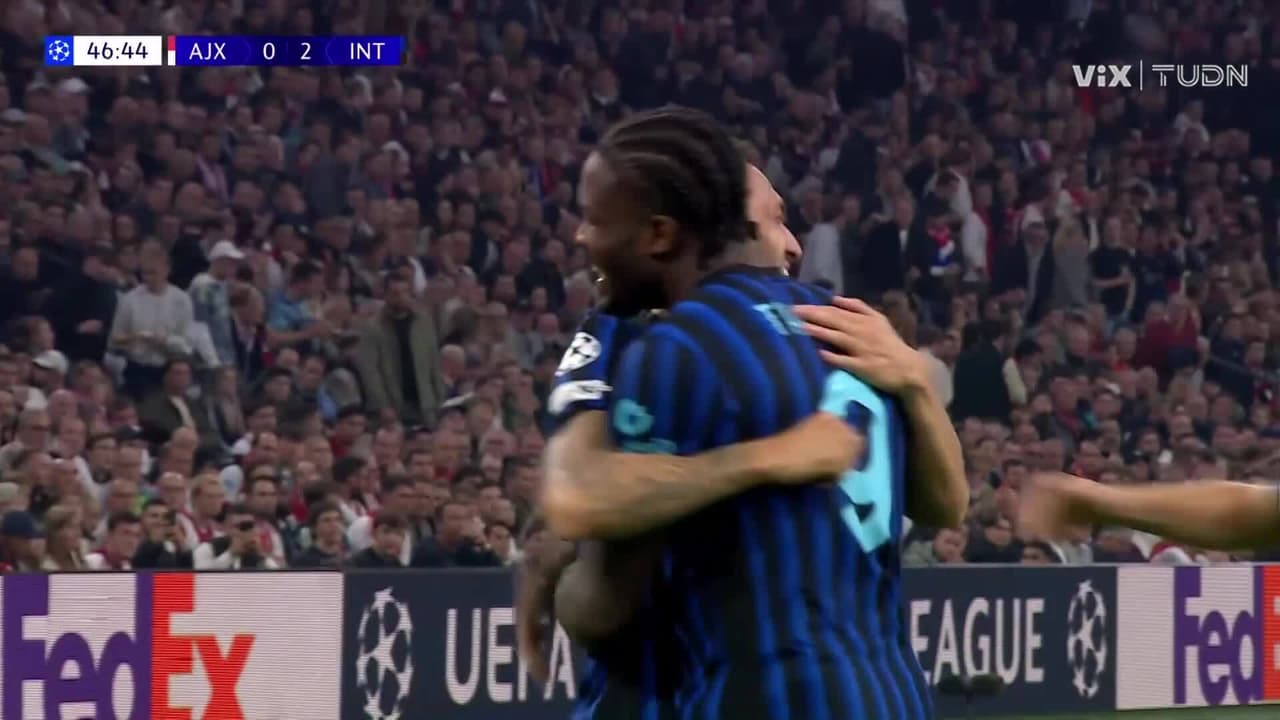 ¡Gol del Inter! Thuram repite la dosis y silencia Amsterdam