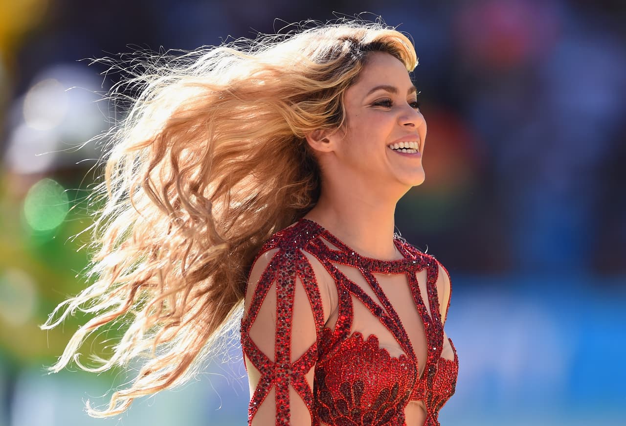 La cantante colombiana volvió a robarse el protagonismo del Mundial en Brasil 2014. Shakira estuvo en la fiesta con su tema 'La La La'.