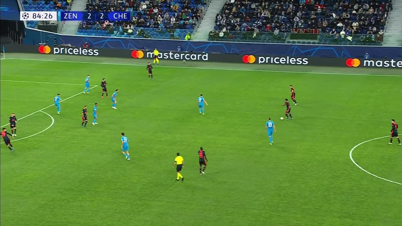 ¡GOL!  anota para Chelsea. Timo Werner