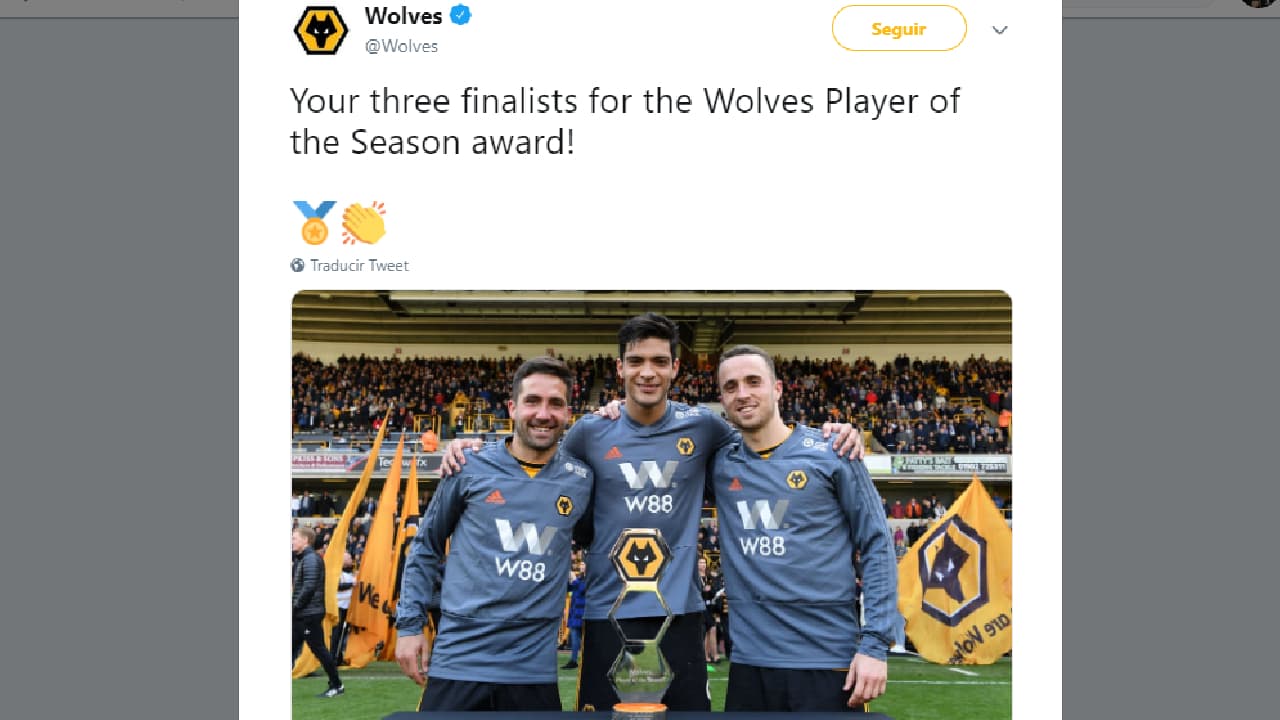 Ellos son los tres ases de los 'Wolves.'