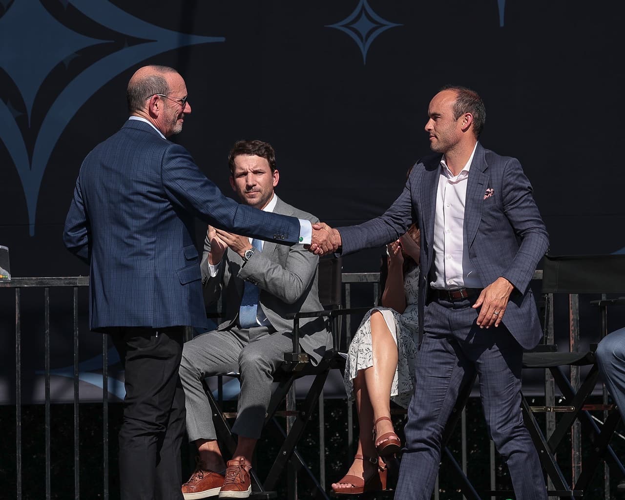 Don Garber, Comisionado de la MLS, también fue parte del acto.