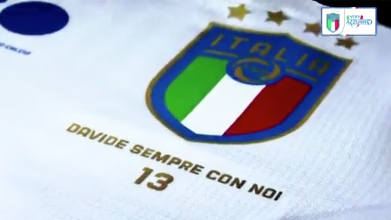 La camiseta que portará Italia contra Argentina homenajeará a Astori 