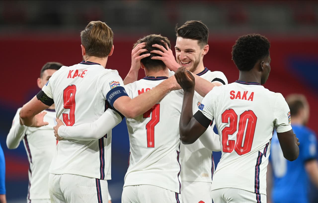 Inglaterra se despidió de la UEFA NL apaleando a Islandia